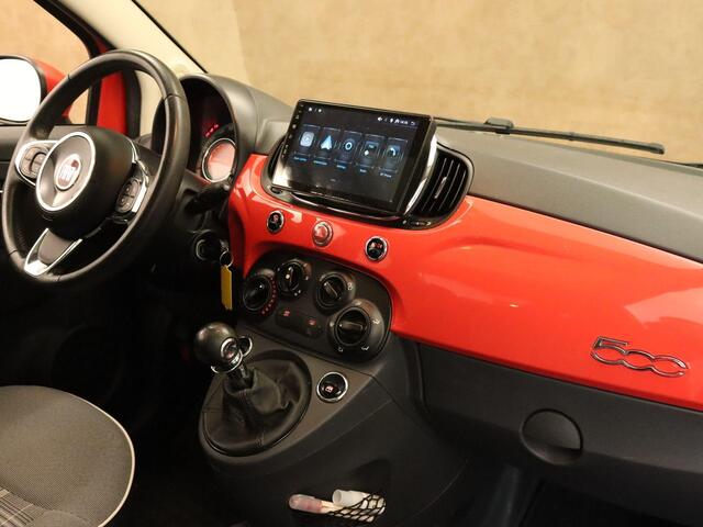 Fiat 500 1.2 Lounge - GROOT MULTIMEDIASCHERM - PARKEERSENSOREN ACHTER - AIRCO - PANORAMADAK - 15 INCH LICHT METALEN VELGEN - CRUISE CONTROL - LEDEREN STUUR - FACELIFT MODEL - CITY STUURBEKRACHTIGING