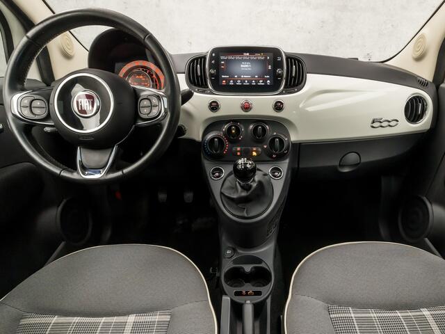 Fiat 500 0.9 TwinAir Turbo Lounge (PANORAMADAK, APPLE CARPLAY, GROOT NAVI, CRUISE, SPORTSTOELEN, LM VELGEN, BLUETOOTH, NIEUWE APK, NIEUWSTAAT)