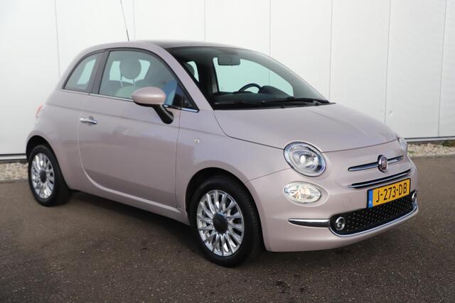 Fiat 500 1.0 Hybrid Star Panoramadak Two Tone Interieur Half Leder Carplay Navigatie 15 inch LMV Cruise Control Airco Parkeersensor