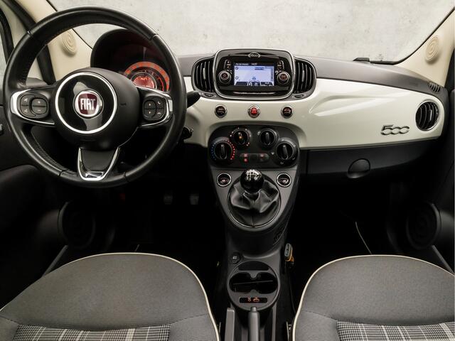 Fiat 500 0.9 TwinAir Turbo Lounge (PANORAMADAK, NAVIGATIE, AIRCO, SPORTSTOELEN, LM VELGEN, PARKEERSENSOREN, MULTIFUNCTIONEEL STUURWIEL, NIEUWE APK, NIEUWSTAAT)
