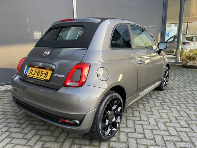 Fiat 500 1.0 Hybrid Airco - Cruise control - Open dak - Parkeersensoren achter - Mistlampen voor - Stuur leder - Stuur multifunctioneel - Bluetooth - Licht metalen velgen 15 inch