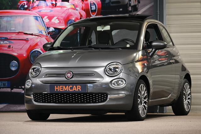 Fiat 500 0.9 TwinAir Turbo Lounge Navi / Leer / open dak