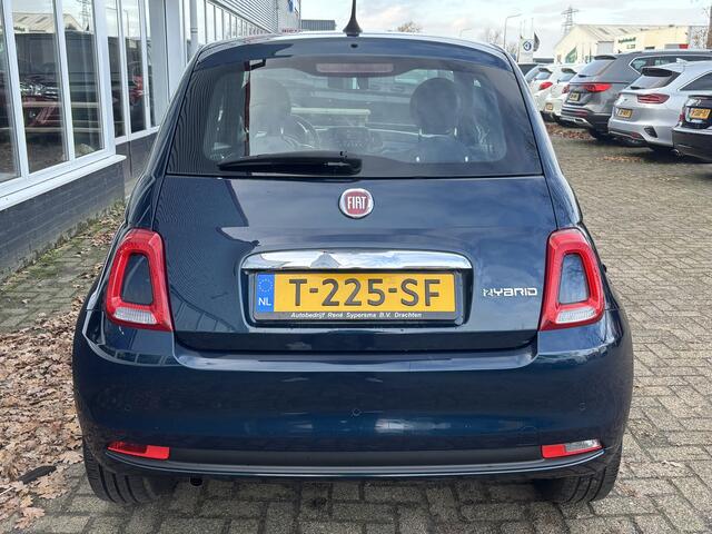 Fiat 500 1.0 Hybrid Club | Bluetooth | Cruise | Parkeer Sensoren | Zwarte Hemel