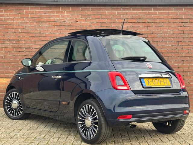 Fiat 500 0.9 TwinAir Turbo RIVA | LEDER | PANODAK | CRUISE!