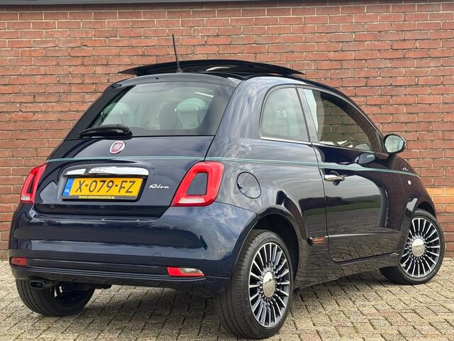 Fiat 500 0.9 TwinAir Turbo RIVA | LEDER | PANODAK | CRUISE!