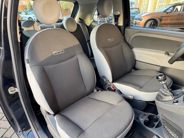 Fiat 500 0.9 TWINAIR TURBO 80PK BLACKSTAR AIRCO/LED/NL-AUTO