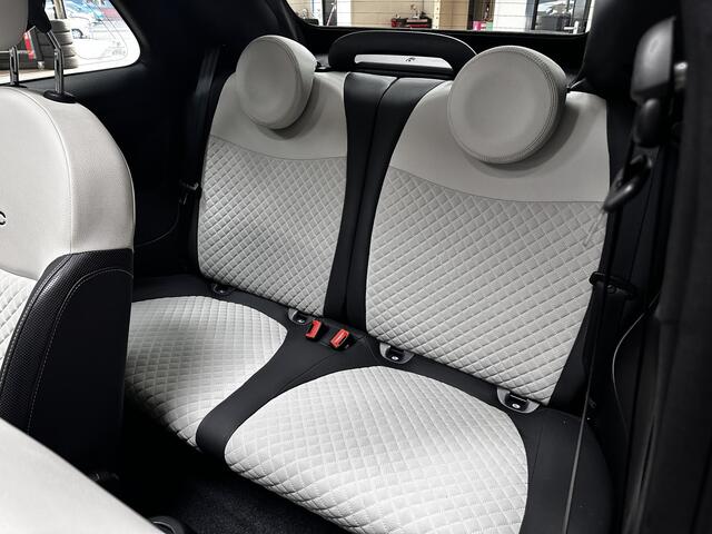 Fiat 500 1.0 Hybrid Cult Cabrio! /15"LMV /DAB+! /Half-Leder /Navi /Climat /Cruise /Elek. pakket /Bluetooth /Regensensor /Isofix /LED Dagrijverl. /Mistlampen /PDC.