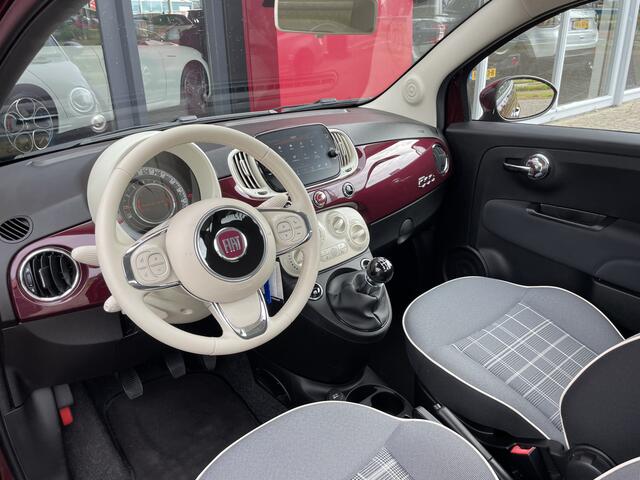 Fiat 500 1.0 Hybrid Lounge | Apple/Android carplay| Cruise Control | Regen en lichtsensor