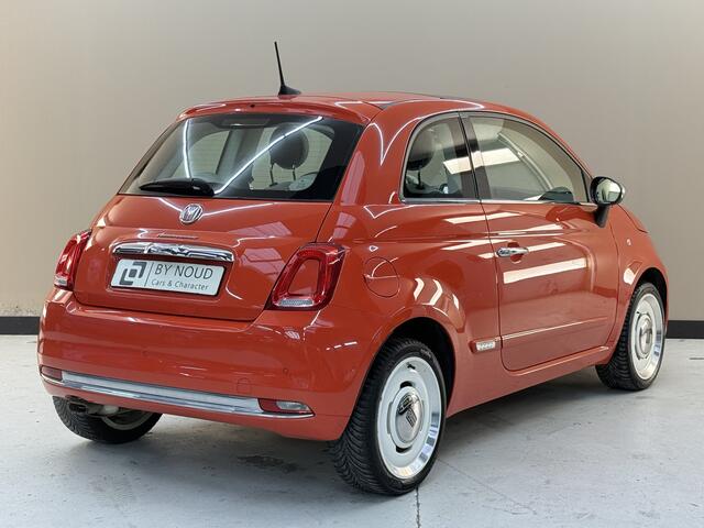 Fiat 500 1.2 anniversario, 70Pk, 2018, 1ste eigenaar, Airco, Navigatie, Cruise control, Bluetooth audio, Digitale teller, Parkeersensoren,