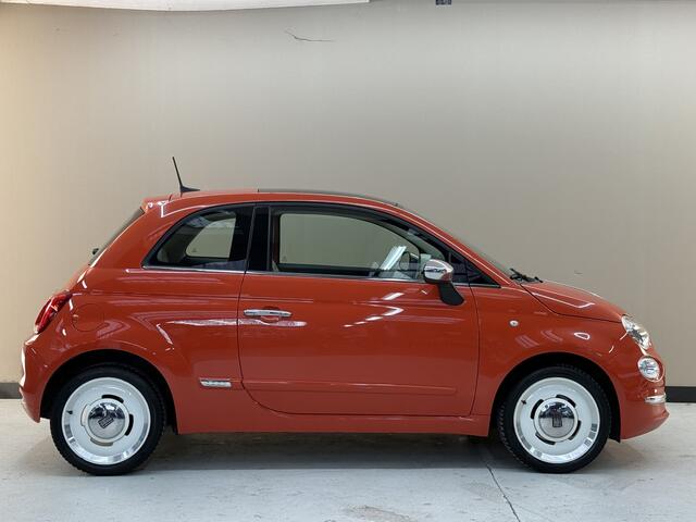 Fiat 500 1.2 anniversario, 70Pk, 2018, 1ste eigenaar, Airco, Navigatie, Cruise control, Bluetooth audio, Digitale teller, Parkeersensoren,