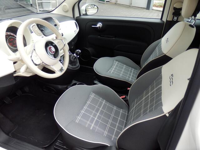 Fiat 500 1.2 Lounge | Panoramadak | Clima | Apple carpl / Andr. Auto