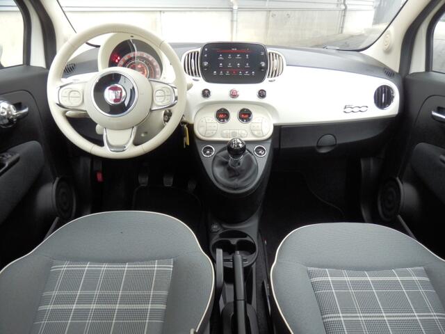 Fiat 500 1.2 Lounge | Panoramadak | Clima | Apple carpl / Andr. Auto