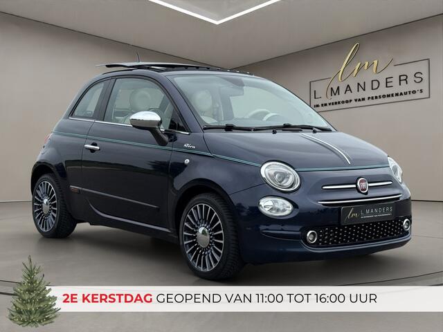 Fiat 500 0.9 TwinAir T Riva 2017 BLAUW | Schuifdak | Display | Benzine