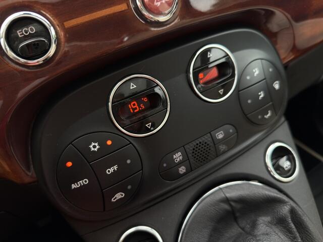 Fiat 500 0.9 TwinAir T Riva 2017 BLAUW | Schuifdak | Display | Benzine