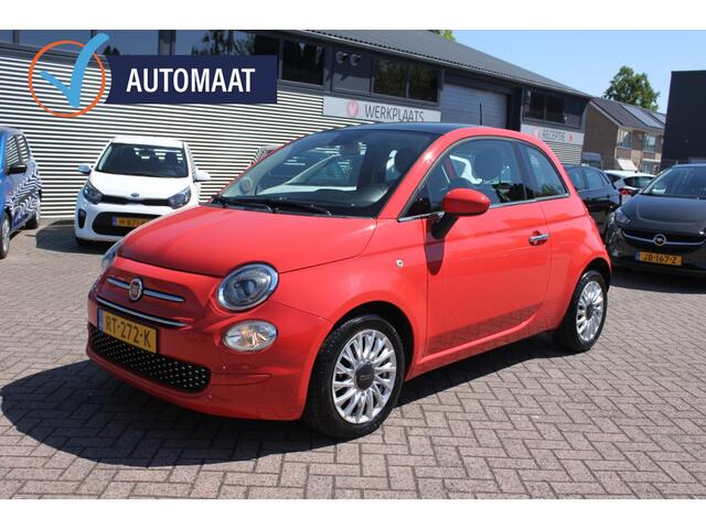 Fiat 500 0.9 TwinAir T Lounge, automaat, navigatie.