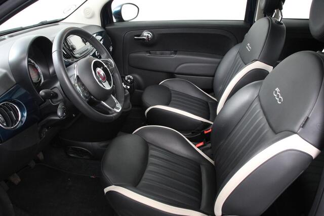 Fiat 500 1.2 Lounge | Navigatie | Climate Control | Lederen Bekleding | Panoramadak | Cruise Control | Bluetooth | Parkeersensoren | Lichtmetalen velgen
