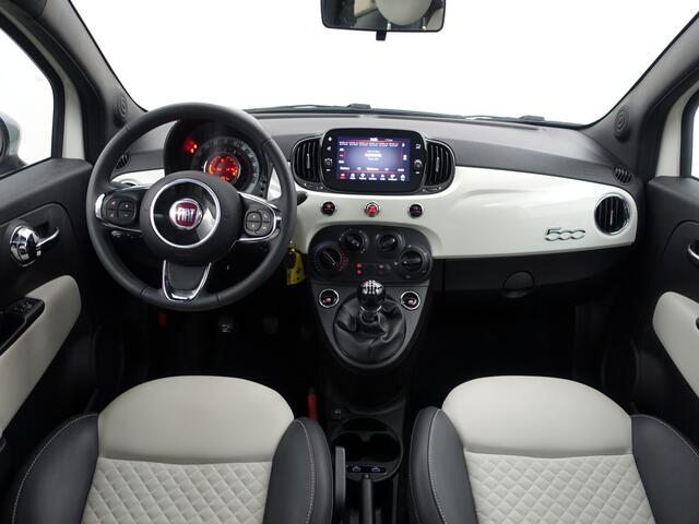 Fiat 500 1.0 Hybrid Dolcevita- Panoramadak, Two Tone, Carplay, Android Auto, Design Interieur