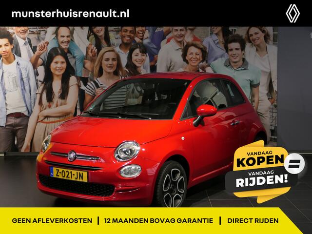 Fiat 500 1.0 Hybrid Club - Occasion Lease vanaf ¤339 p/m - Cruise - bluetooth - Apple carplay / Android auto