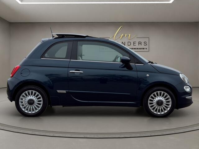 Fiat 500 1.2 Lounge 2019 BLAUW | Schuifdak | Apple CarPlay