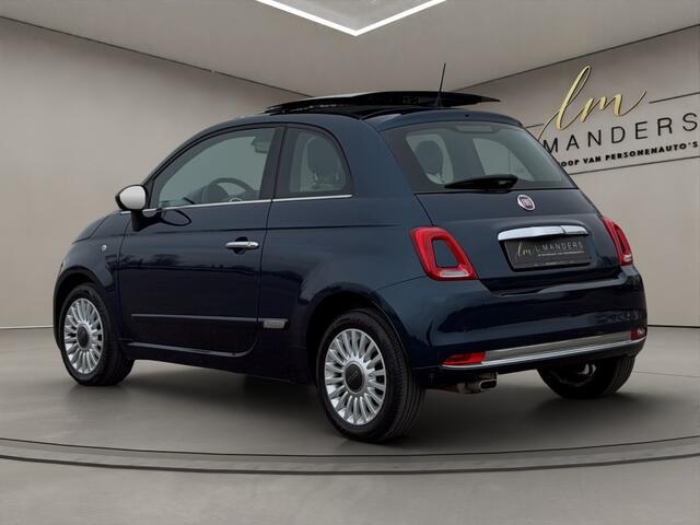 Fiat 500 1.2 Lounge 2019 BLAUW | Schuifdak | Apple CarPlay