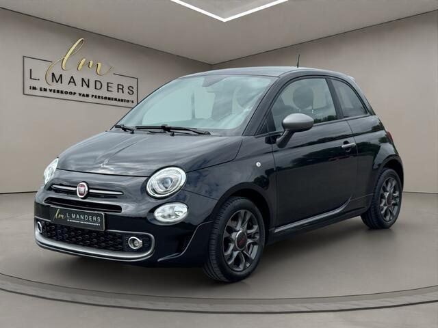 Fiat 500 0.9 TwinAir Turbo Sport 2019 ZWART | Apple CarPlay | Cruise Cont