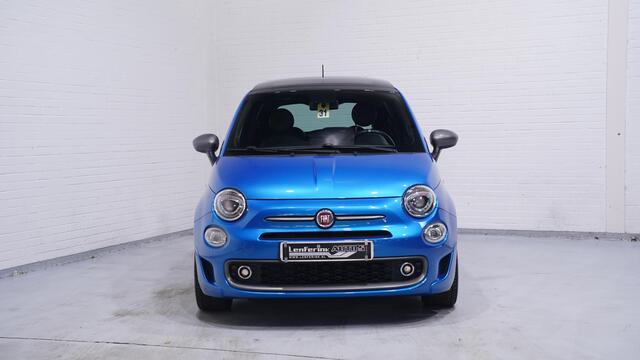 Fiat 500 1.2 Lounge panodak private-glas PDC-A climate-controle DAB Navigatie apple carplay bleutooth telefoon 16"-lmv