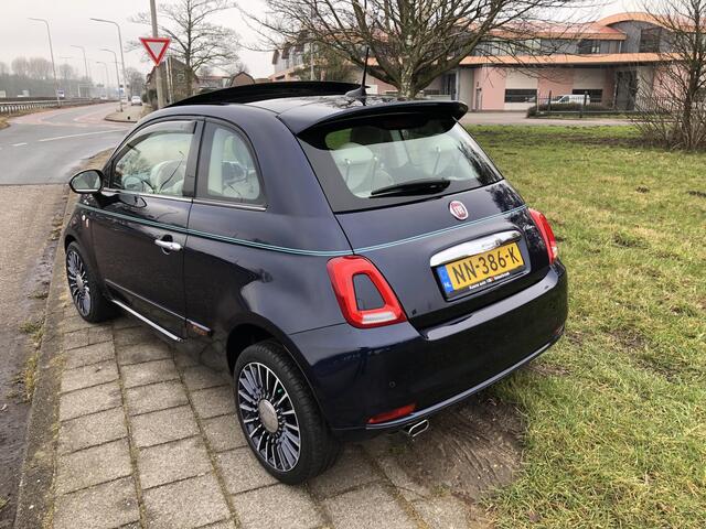 Fiat 500 TwinAir Turbo 105pk Riva NAVI|CLIMATE|LEER|SCHUIFDAK|PDC|16"