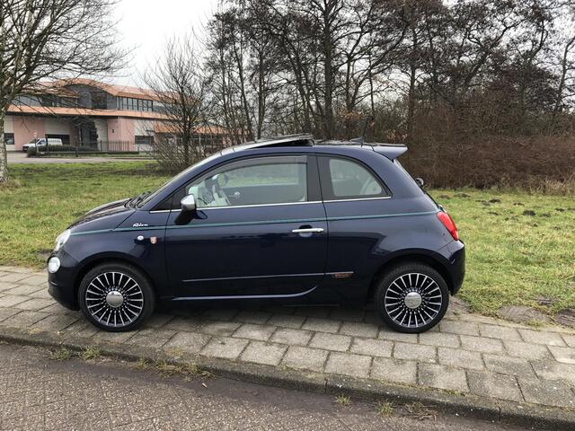 Fiat 500 TwinAir Turbo 105pk Riva NAVI|CLIMATE|LEER|SCHUIFDAK|PDC|16"