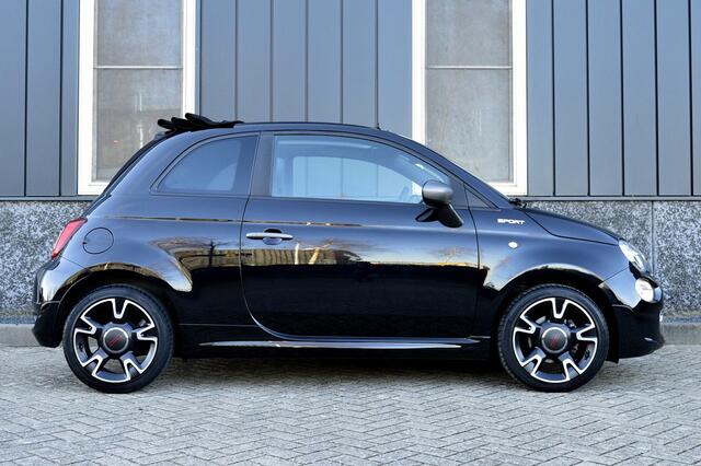 Fiat 500 1.0 Hybrid Sport Rijklaarprijs-Garantie Navigatie Leder/Stof Airco Apple car/android Cruise Control
