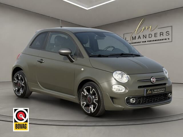 Fiat 500 0.9 TwinAir T Sport 2018 MAT GROEN | Apple CarPlay | Leder