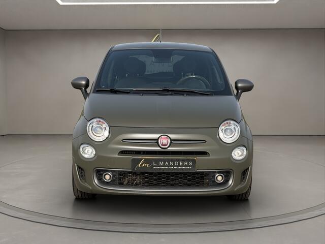 Fiat 500 0.9 TwinAir T Sport 2018 MAT GROEN | Apple CarPlay | Leder