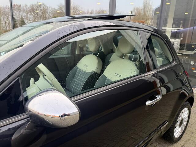 Fiat 500 0.9 TwinAir Lounge Turbo ,Schuifdak,Navi,Cruise,Pdc,Airco.Carplay
