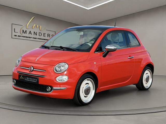 Fiat 500 0.9 TwinAir T Anniversario 2018 ORANJE | Panoramadak | Airco