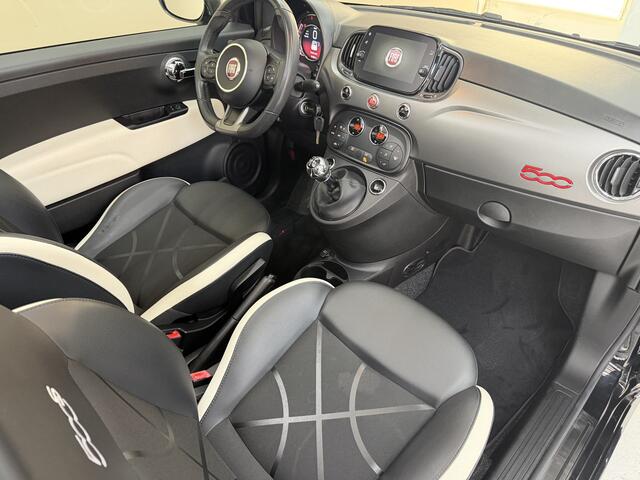 Fiat 500 1.2 S, 70Pk, 2018, BTW auto, Climate control, Digitale tellers, Parkeersensoren, Cruise control, Stuurbediening, Apple carplay,