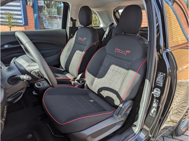 Fiat 500 RED 42 KWH, Stoelverw, Laneassist, Navi, Cruise