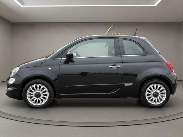 Fiat 500 1.2 Lounge 2019 ZWART | Panoramadak | Apple CarPlay | Benzine |