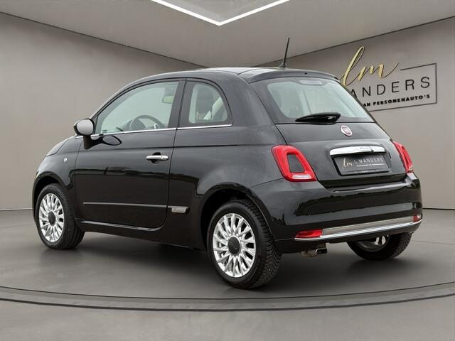 Fiat 500 1.2 Lounge 2019 ZWART | Panoramadak | Apple CarPlay | Benzine |