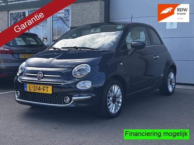 Fiat 500 1.2 Lounge Pano Led DigitalCockpit Nav Carplay Cruisecontrol Van 1 eigenaar