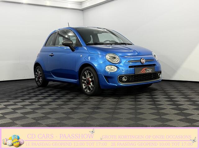 Fiat 500 0.9 TwinAir Turbo Sport Half leder, Navi, Airco, Mistlamp, Lichtmetalen velgen, Bluetooth