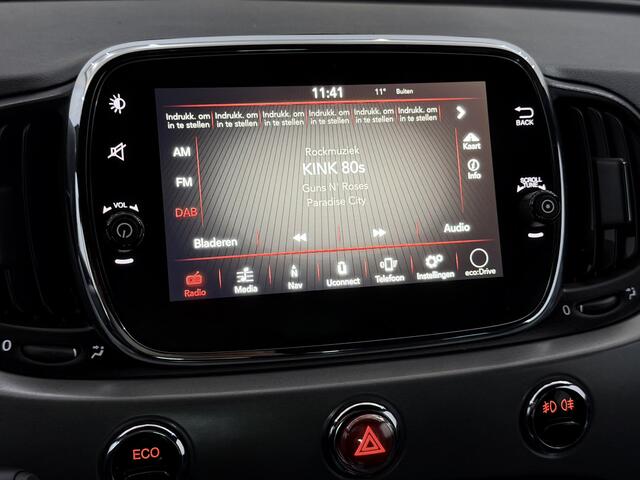 Fiat 500 0.9 TwinAir Turbo Sport Half leder, Navi, Airco, Mistlamp, Lichtmetalen velgen, Bluetooth