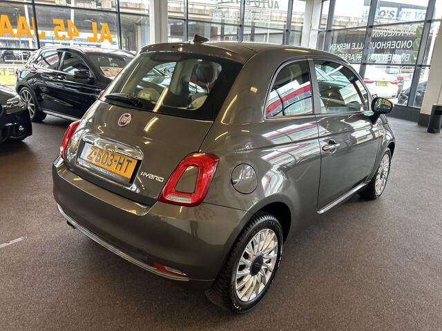 Fiat 500 1.0 Hybrid Star | Panoramadak | Apple carplay | Cruise control | Multimediascherm | Bluetooth | 6 versnellingen | LM velgen