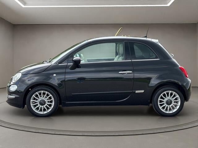 Fiat 500 1.2 Lounge 2019 ZWART | Panoramadak | Apple CarPlay | Benzine |