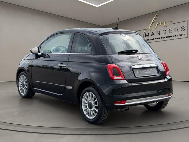 Fiat 500 1.2 Lounge 2019 ZWART | Panoramadak | Apple CarPlay | Benzine |