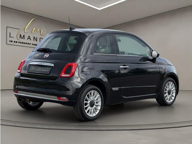 Fiat 500 1.2 Lounge 2019 ZWART | Panoramadak | Apple CarPlay | Benzine |