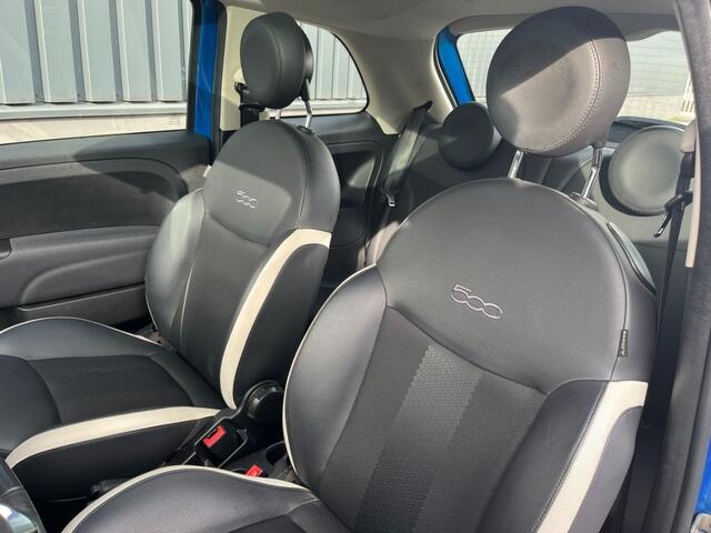Fiat 500 TwinAir 80 0.9 Lounge 3-DRS Carplay Glazen dak P-sensoren APK: 05-2027