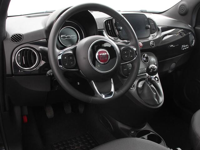 Fiat 500 1.0 Hybrid Dolcevita Finale Panorama dak Climate Control Cruise Control Navigatie Apple Carplay/Android Auto Dab Digitale Cockpit Parkeer Sensoren Lichtmetalen Velgen Led