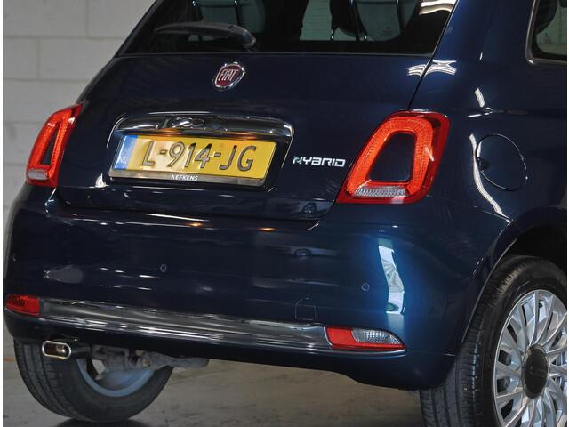Fiat 500 1.0 Hybrid Dolcevita | 1ste eigenaar | LEER/Stof 2 Tone | Glazen dak | Parkeersensoren | Climate Control | AppleCarPlay/AndroidAuto | Isofix | Privacy Glass |