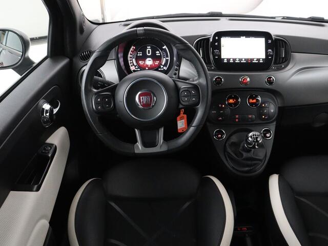 Fiat 500 0.9 TwinAir Turbo Sport Navigatie | Cruise control | DAB radio | Bluetooth | Half leder bekleding | Uconnect | Airco