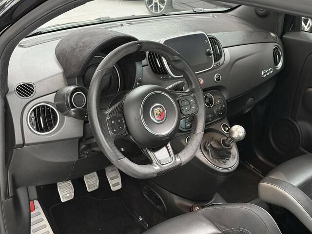 Fiat 500 ABARTH 1.4 T-Jet Competizione 180PK - CARBON SABELT STOELEN - SCHUIFDAK - MONZA UITLAAT - GROOTBEELD NAVIGATIE