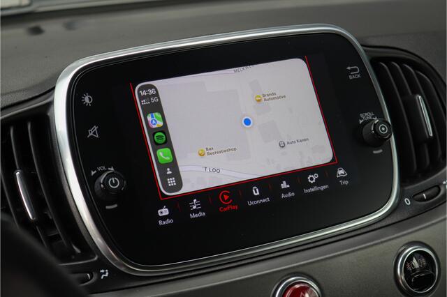 Fiat 500C 1.0 Hybrid Rockstar 1e eig Carplay Leder Uniek Garantie